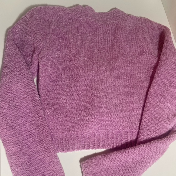 Urban Outfitters Lavender Button V-Neck Cardigan - Picture 2 of 3